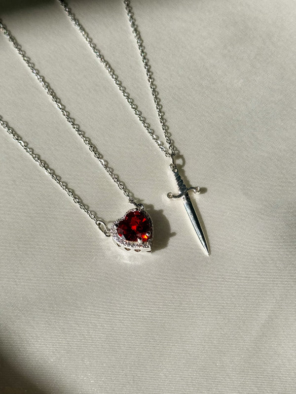 JUEGO DE COLLARES "ESTÁS EN MI CORAZÓN"Joyas Madrid